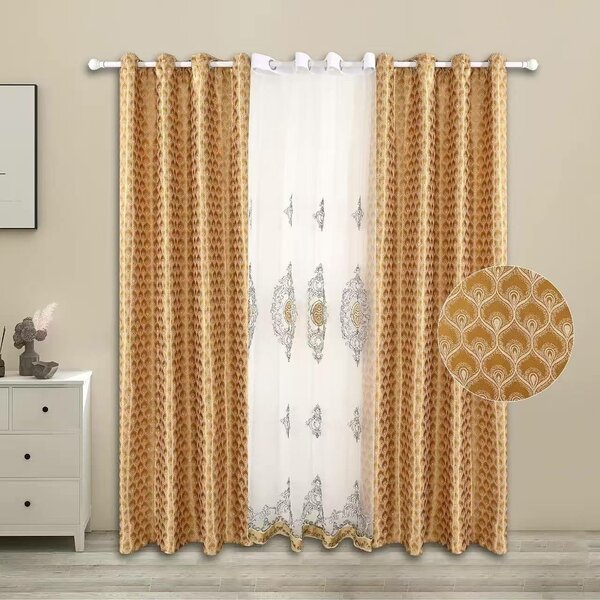 Rideaux à œillets luxueux