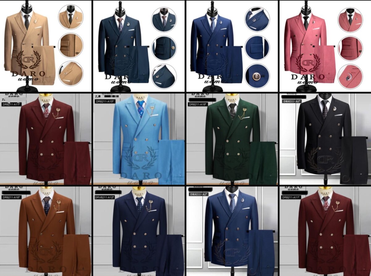 Double breasted suit