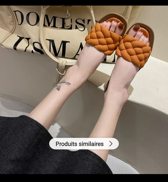 Sandales Tressées Élégantes