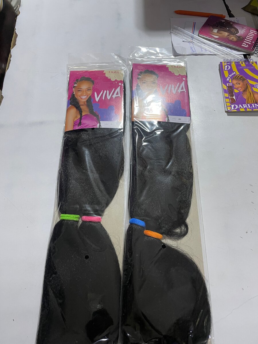 Extensions de cheveux synthétiques