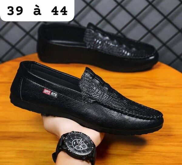 Mocassins en cuir élégants