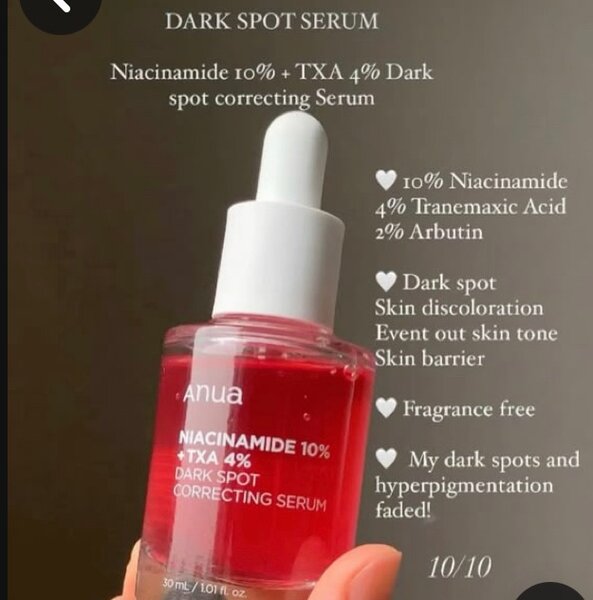 Anua niacinamide serum