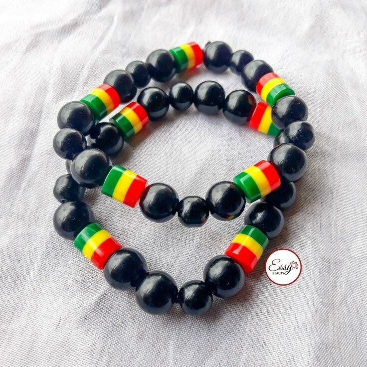 Bracelet perles multicolores