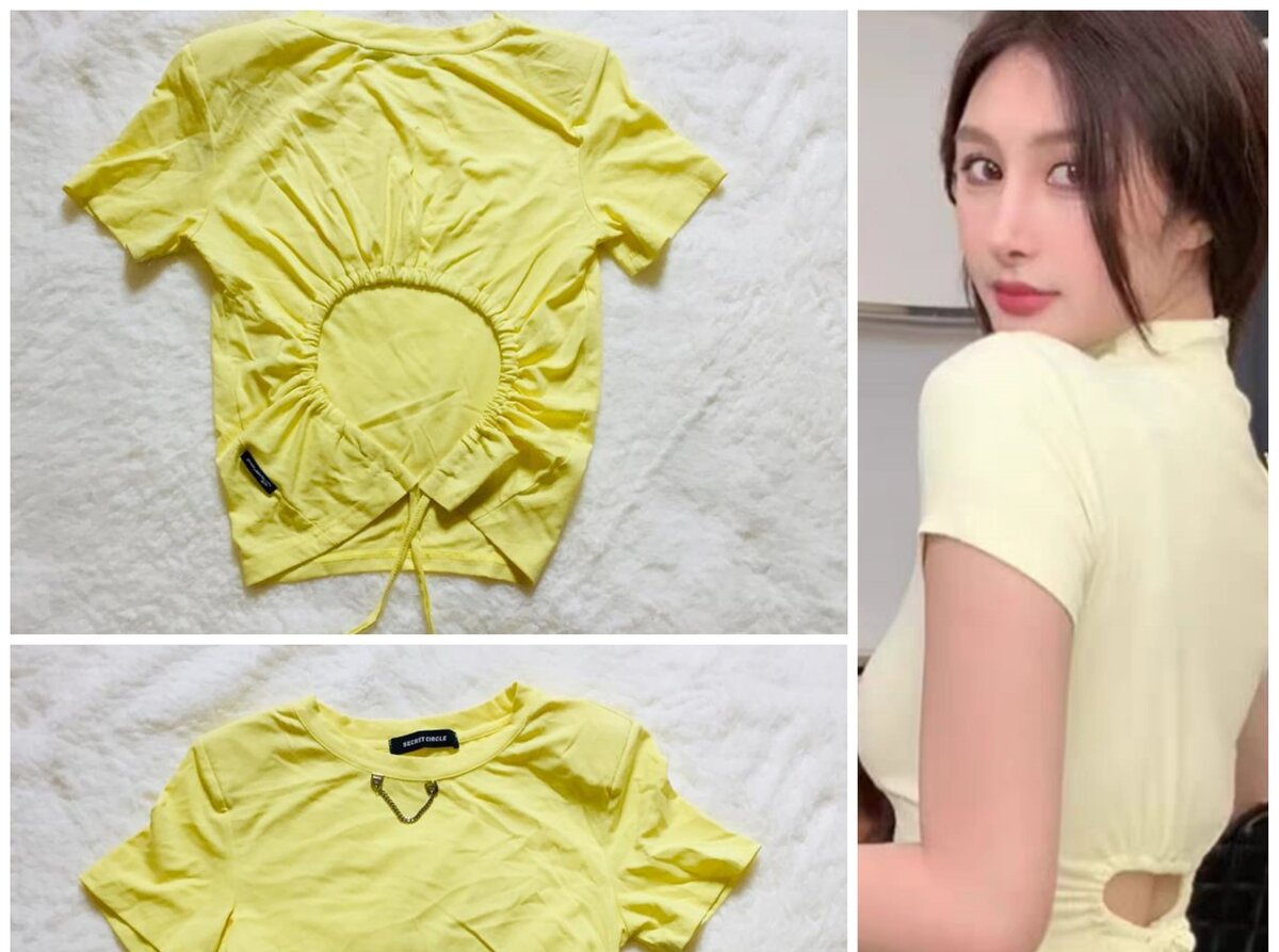 Salaula crop tops and tops