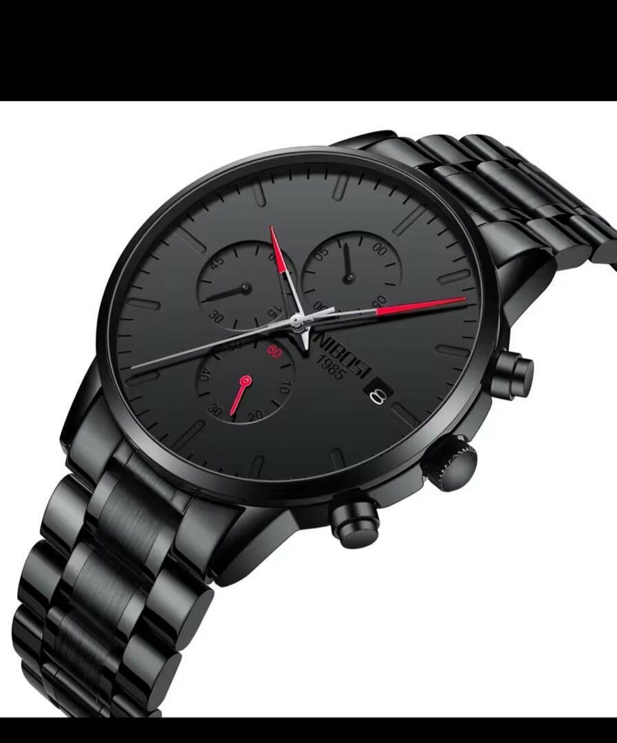 Montre Homme Chronographe Noir