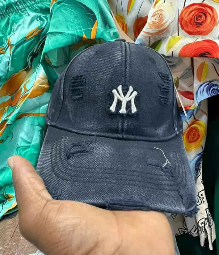 Casquette baseball en denim
