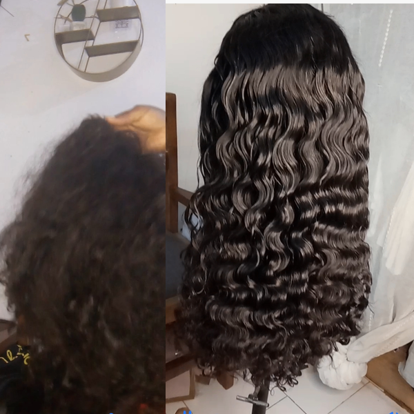 Perruque Bouclée Naturelle