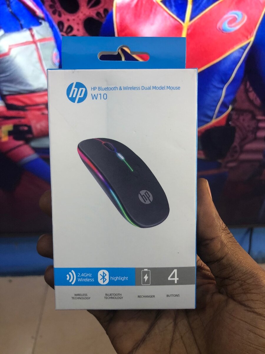 HP Wireless Bluetooth & Wireless Dual Model Mouse W10