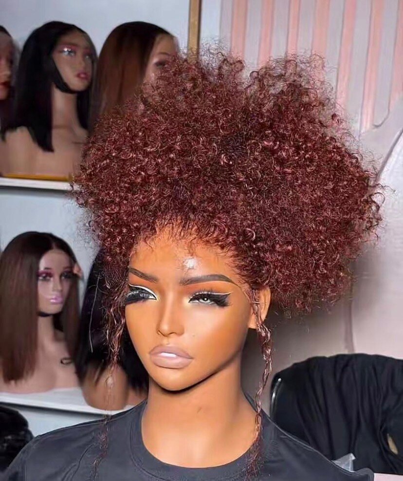 Perruque en Dentelle Bouclée