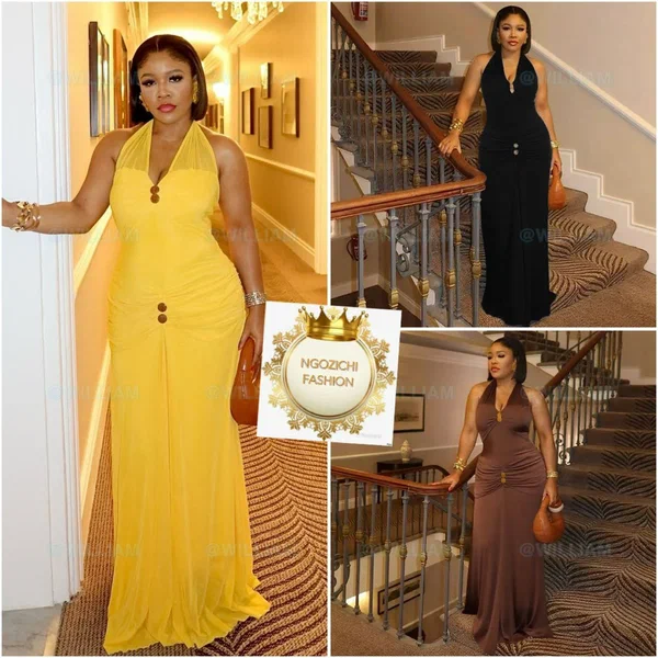 Robe longue élégante femme