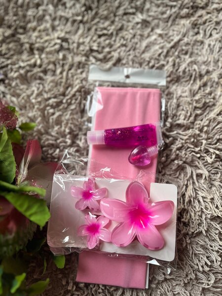 Ensemble maquillage floral