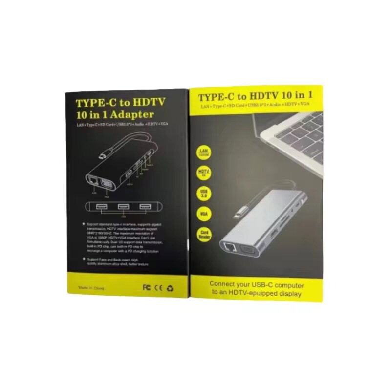 Adaptateur Multiport USB-C 10 en 1