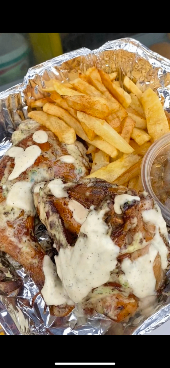 Poulet Mayo avec frites