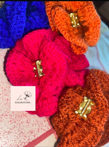 Chouchou en crochet élégants