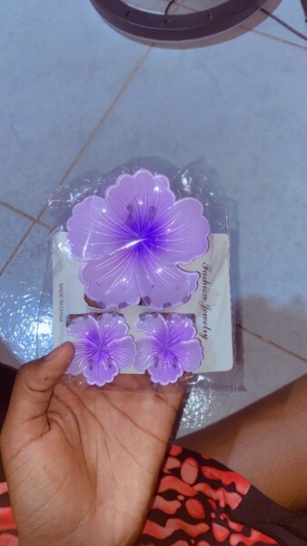 Ensembles de fleurs barrettes