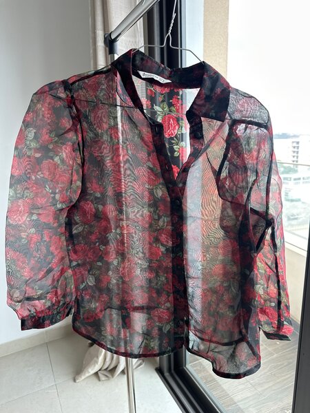 Chemise transpare stradivarius