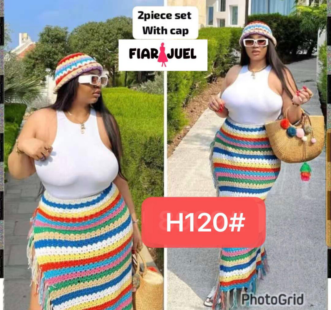 Ensemble Crochet Femme Coloré