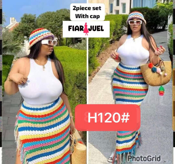 Ensemble Crochet Femme Coloré