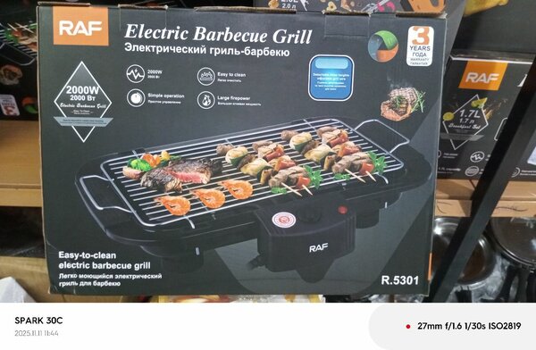 Grill électrique barbecue RAF