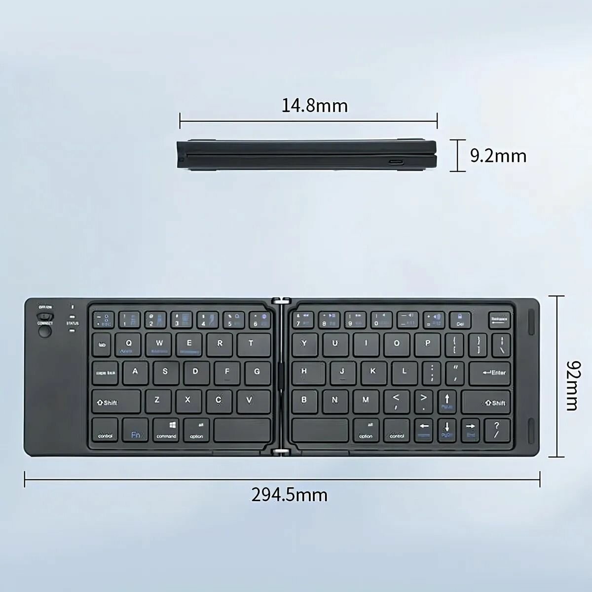 Clavier Bluetooth Pliable Rechargeable