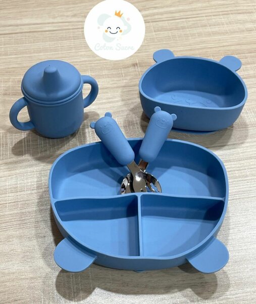 Set repas silicone pour bébé
