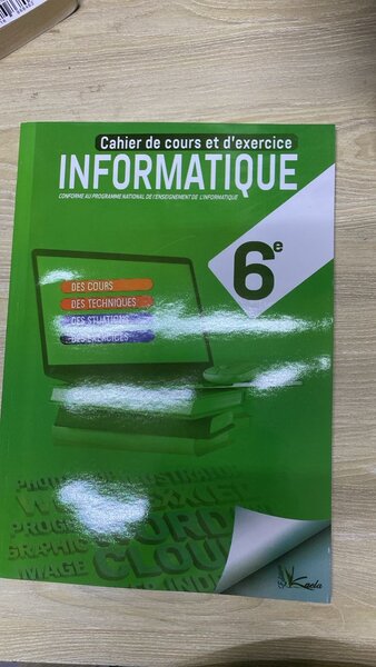 Cahier Informatique 6e