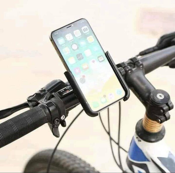 Motor bicycle phone holders