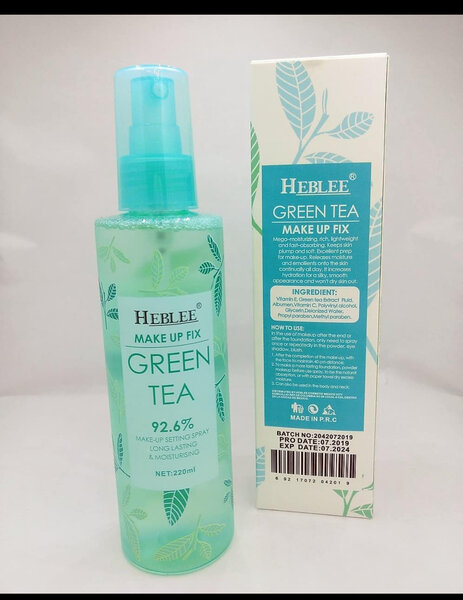 Heblee Fixateur Maquillage Green Tea 92,6%