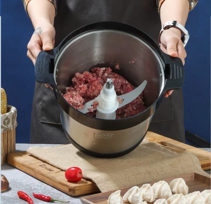 Hachoir électrique 6L inox