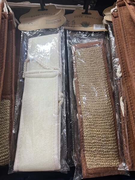 Éponge de bain exfoliante