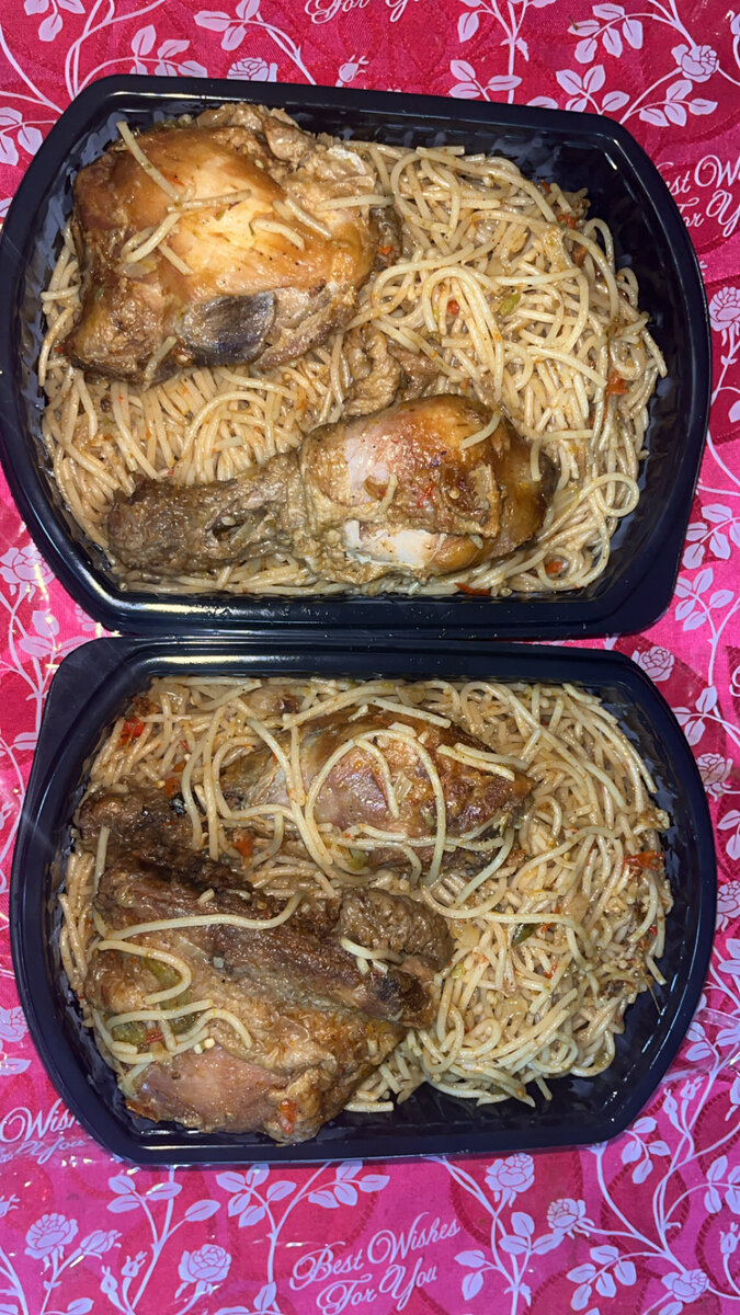 Spaghetti au poulet
