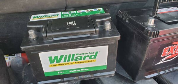 Exide and willard battery