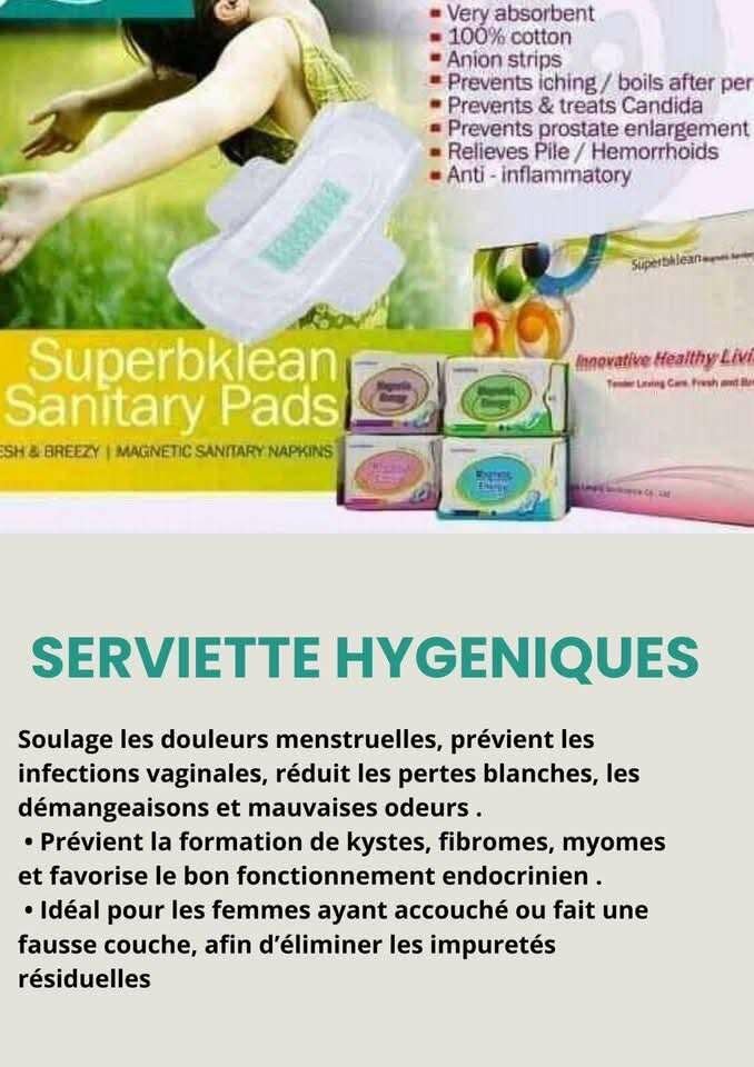 Serviettes Hygiéniques Longrich