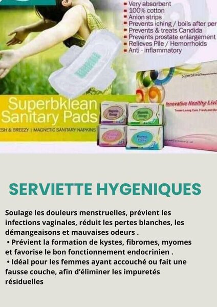 Serviettes Hygiéniques Longrich