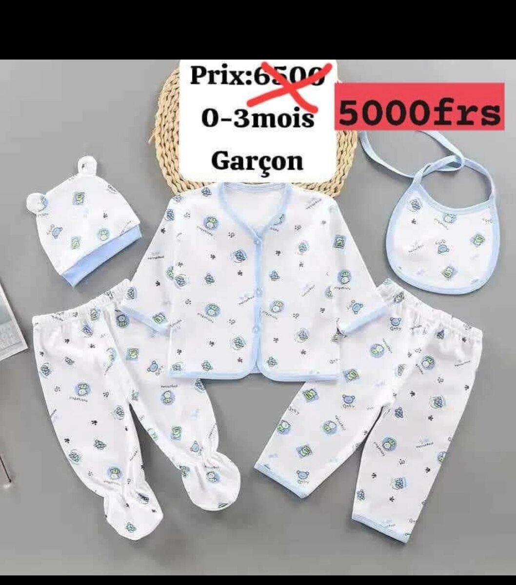Pyjama Bébé Garçon Coton Doux