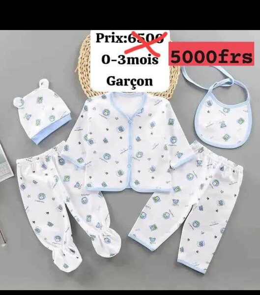 Pyjama Bébé Garçon Coton Doux
