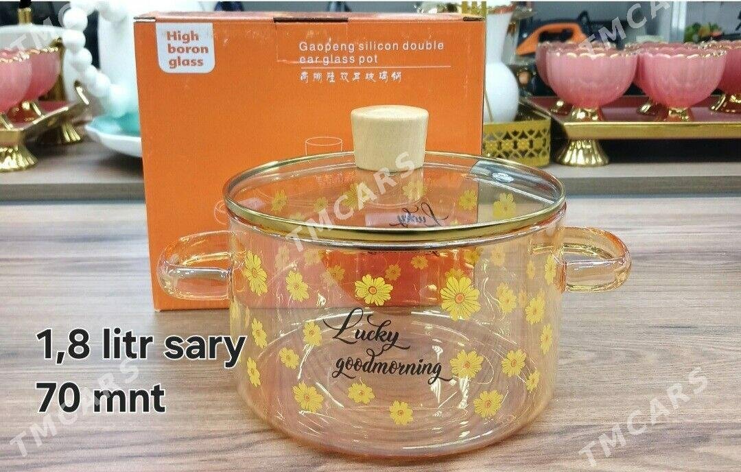 Casserole en verre borosilicaté 1,8L