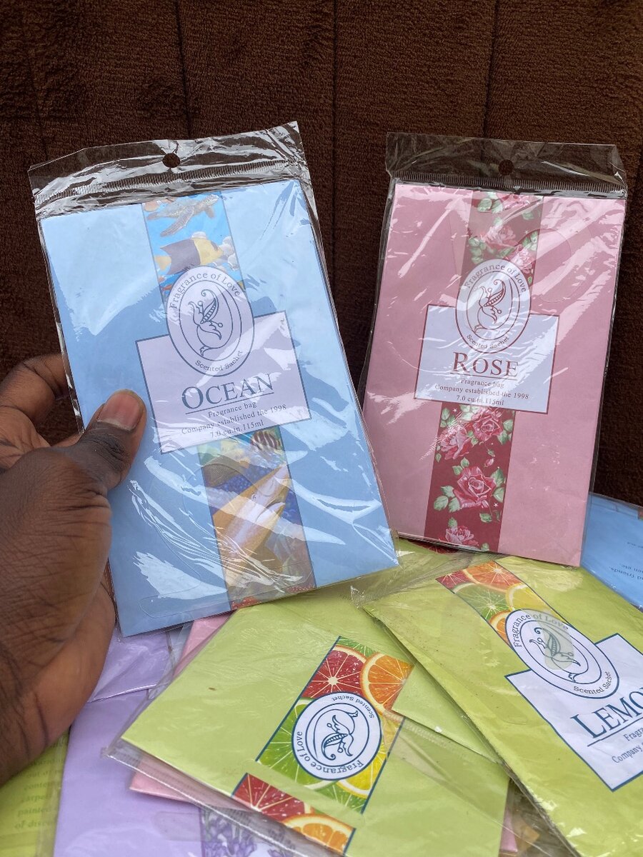 Sachets parfumés variés