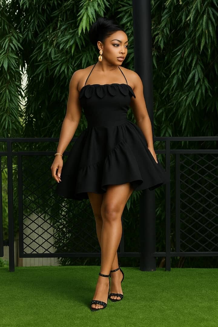 Robe élégante sans bretelles