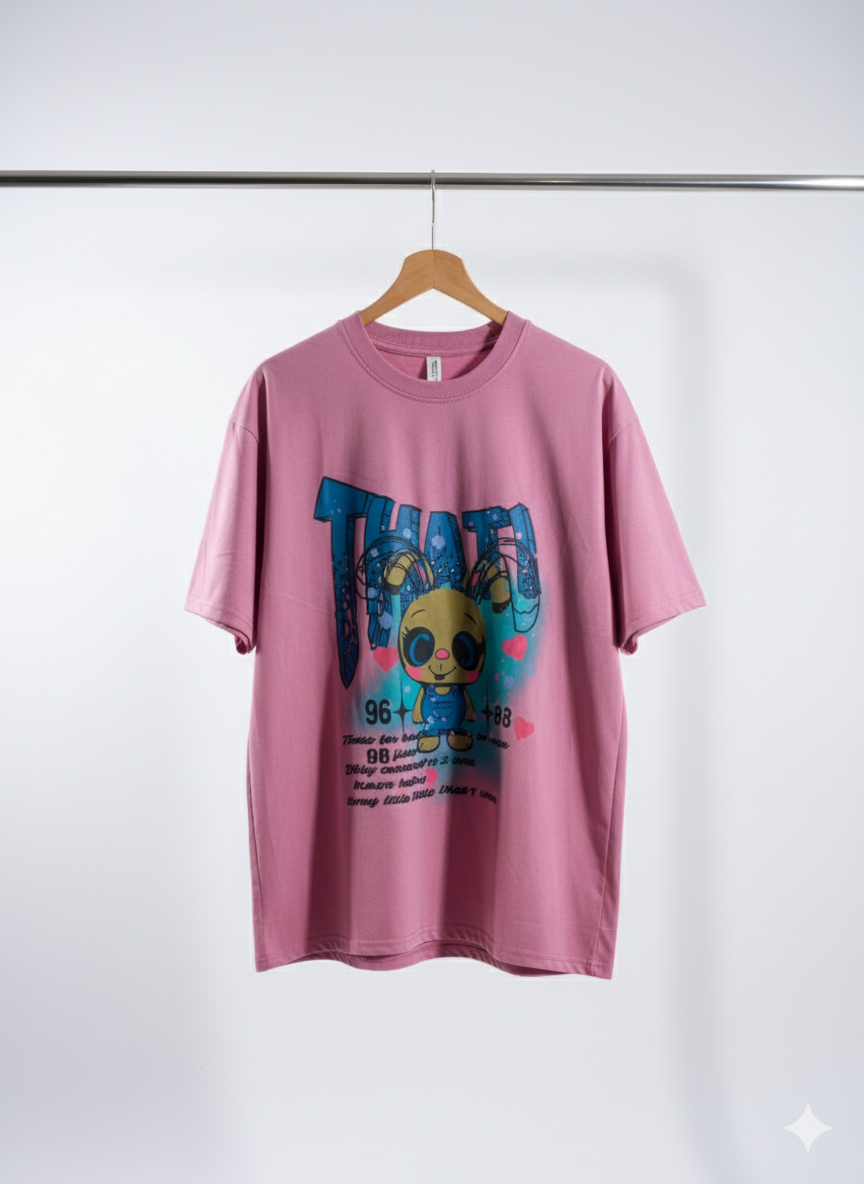T-shirt imprimé unisexe tendance