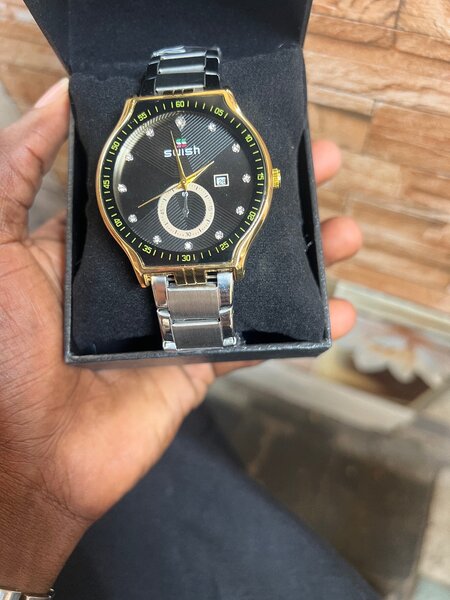 Montre Homme Luxe Dorée