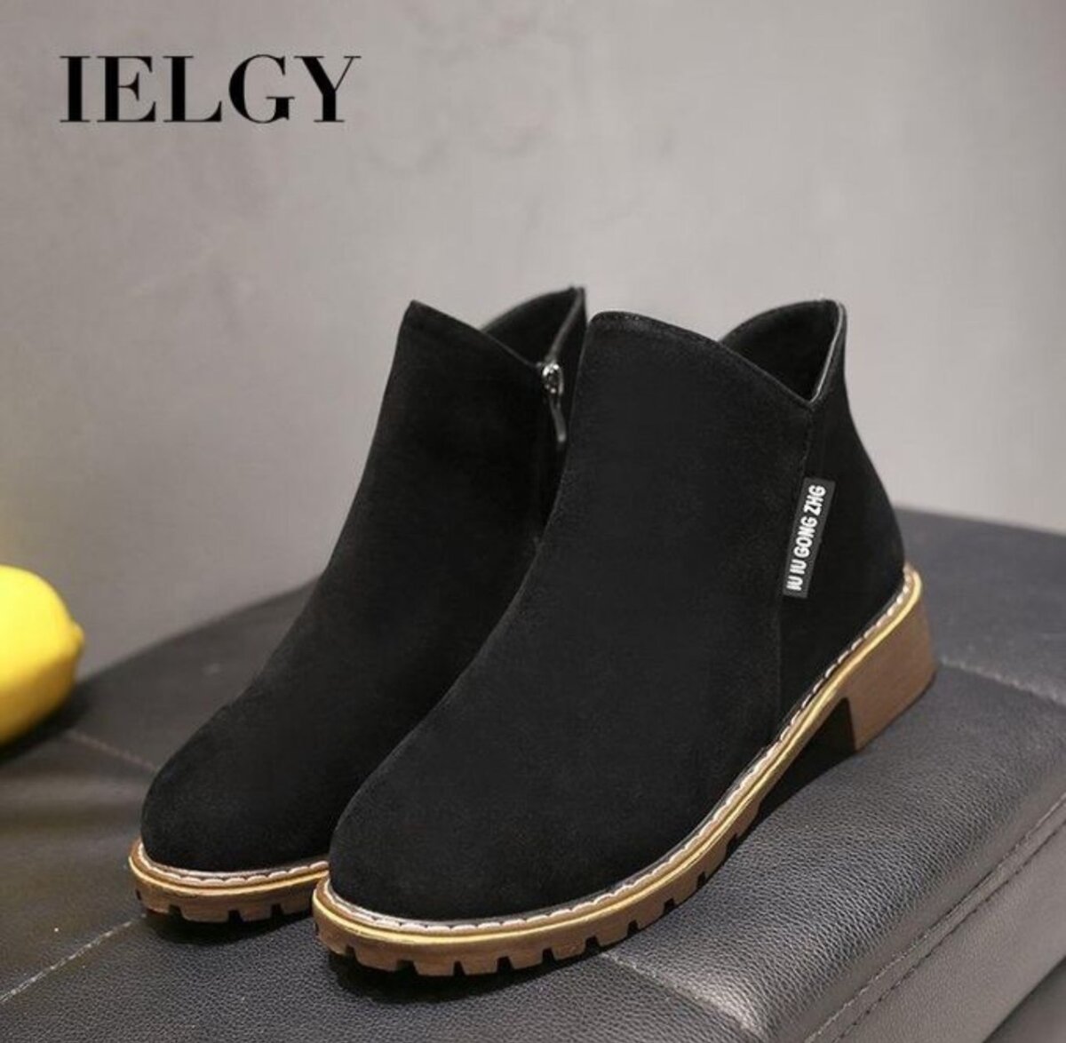 Martin short boots women's fashion matte leather flat bottom