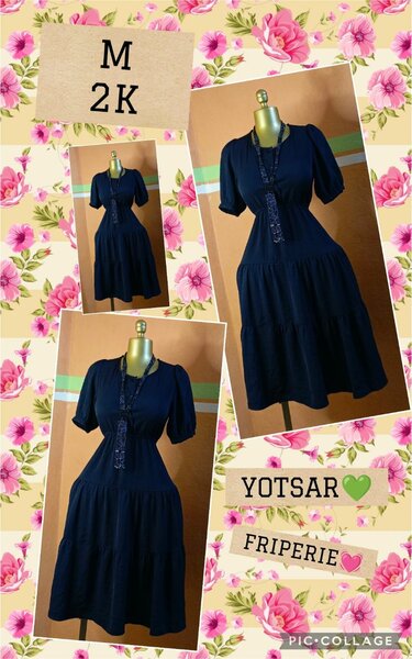 Robe vintage bleue