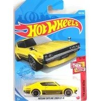 2021 Hot Wheels Nissan Skyline 2000 GT-R Than and Now 9/10 Yellow and Grey