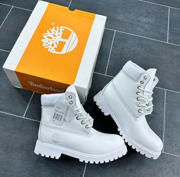 Timberland boots (white )