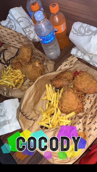 KFC,Spaghettis bolognaise,etc