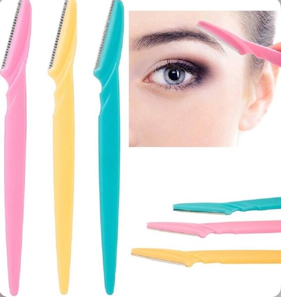 Eye brow razor blade