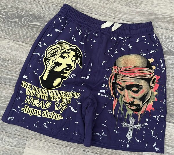 Shorts graphiques Tupac