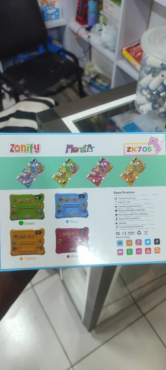 Jeu éducatif Monster Zonify