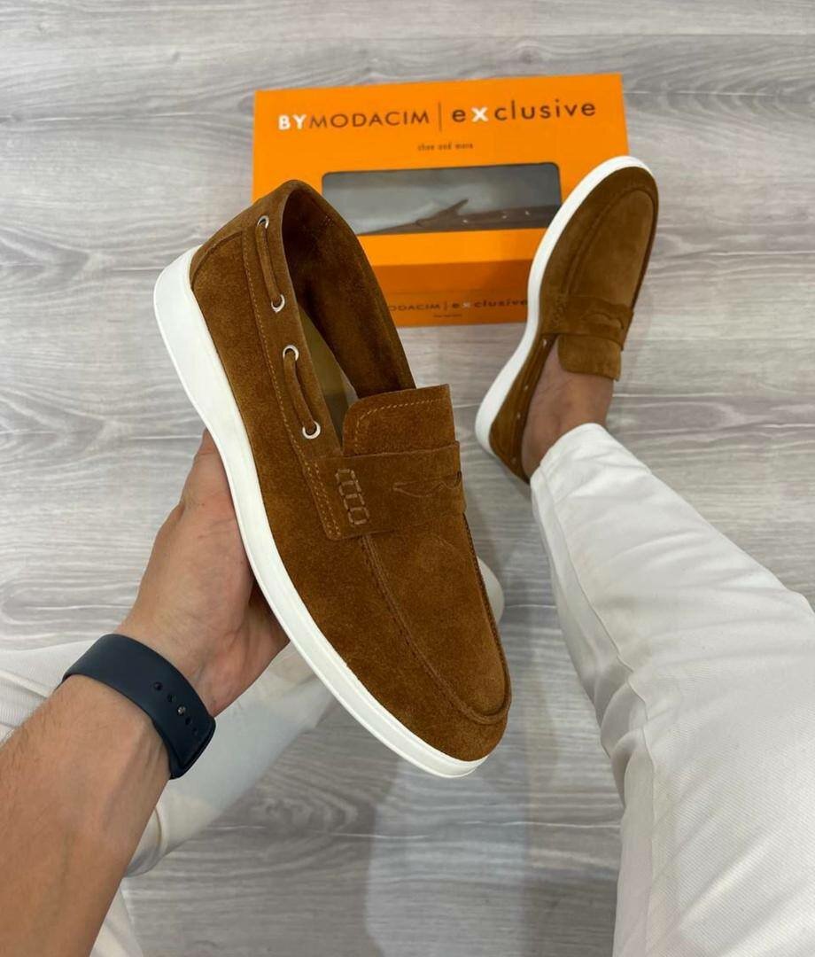 Mocassins en daim élégants